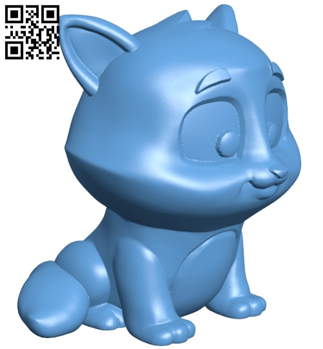 Cleo the cat B008335 file stl free download 3D Model for CNC and 3d printer