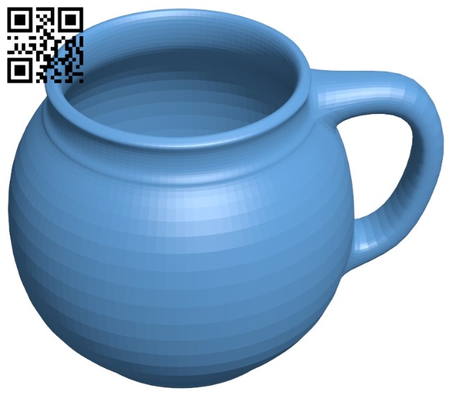 Convex Mug B008483 file stl free download 3D Model for CNC and 3d printer
