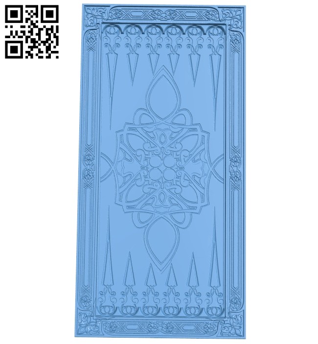 Door pattern A005449 download free stl files 3d model for CNC wood carving
