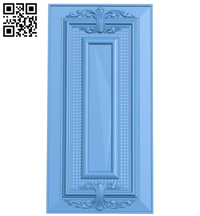 Door pattern A005453 download free stl files 3d model for CNC wood carving