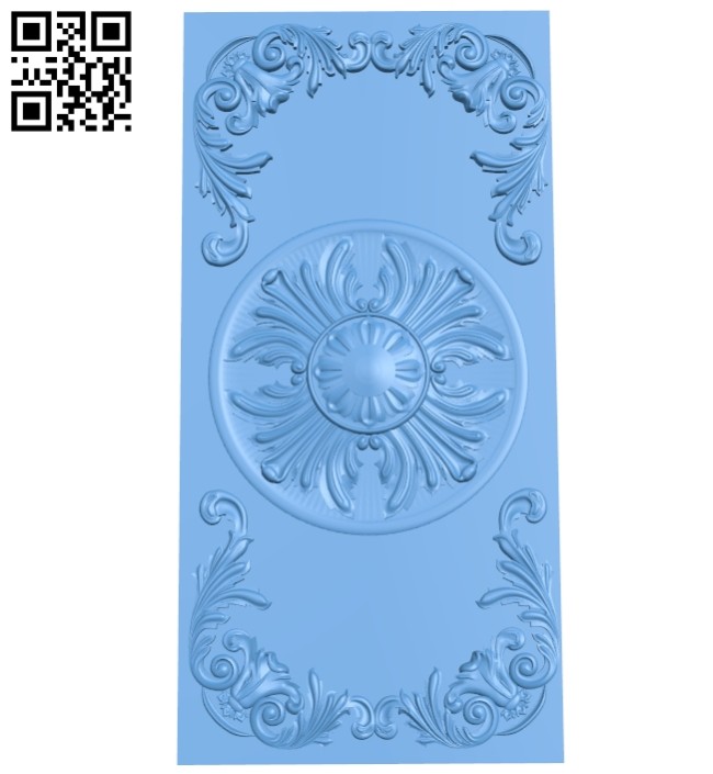Door pattern A005545 download free stl files 3d model for CNC wood carving