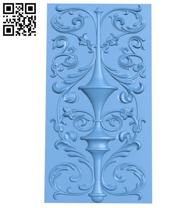 Door pattern A005546 download free stl files 3d model for CNC wood carving