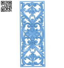 Door pattern A005547 download free stl files 3d model for CNC wood carving