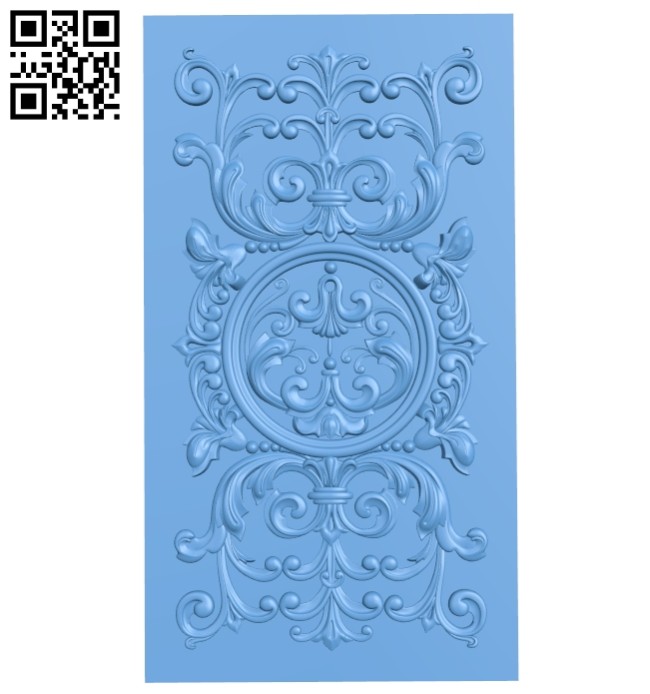 Door pattern A005548 download free stl files 3d model for CNC wood carving