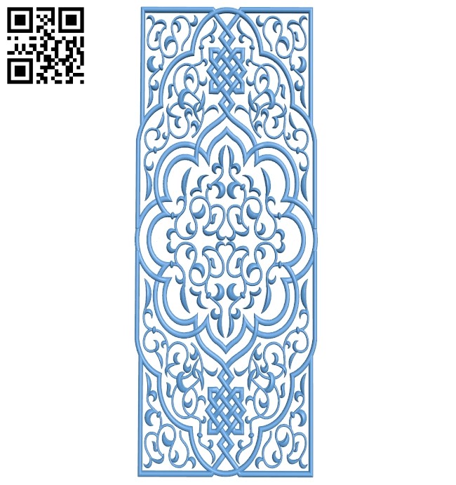 Door pattern A005636 download free stl files 3d model for CNC wood carving