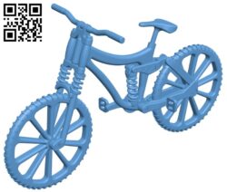 Downhill bike dual suspension B008574 file stl free download 3D Model for CNC and 3d printer