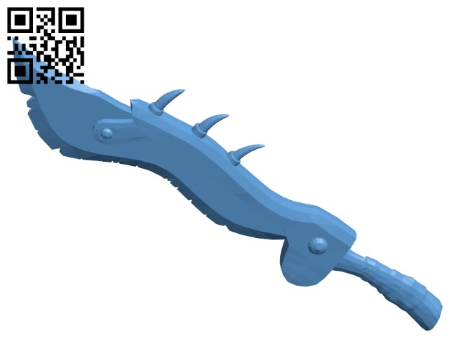 Dumb Sword B008601 file stl free download 3D Model for CNC and 3d printer
