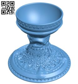 Egg cup B008608 file stl free download 3D Model for CNC and 3d printer