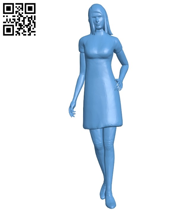 Female B008605 file stl free download 3D Model for CNC and 3d printer