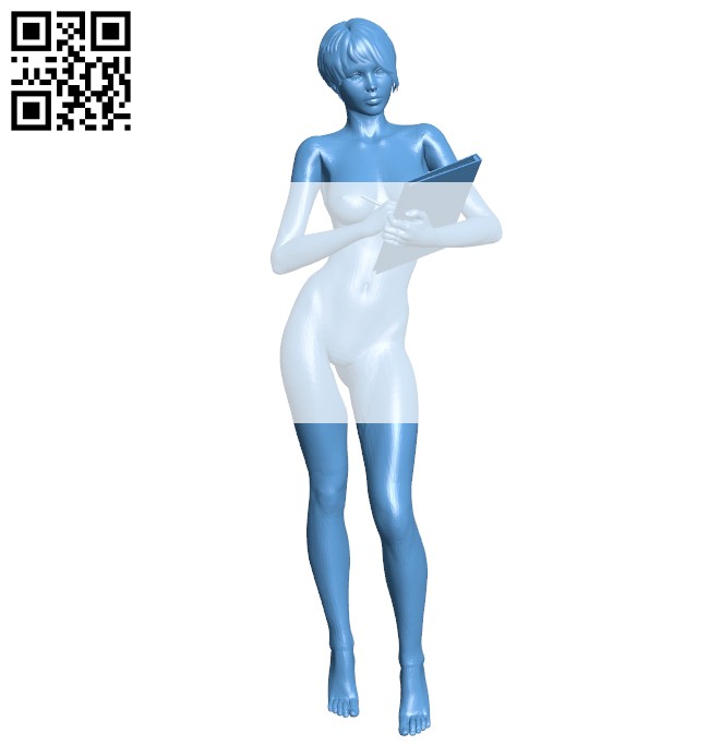 Female accountant B008575 file stl free download 3D Model for CNC and 3d printer