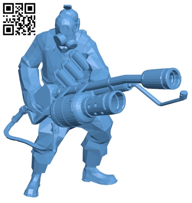 Fire soldiers B008482 file stl free download 3D Model for CNC and 3d printer