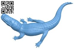 Gator – Crocodile B008610 file stl free download 3D Model for CNC and 3d printer