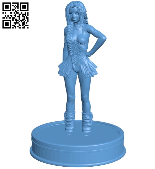 Girl B008614 file stl free download 3D Model for CNC and 3d printer