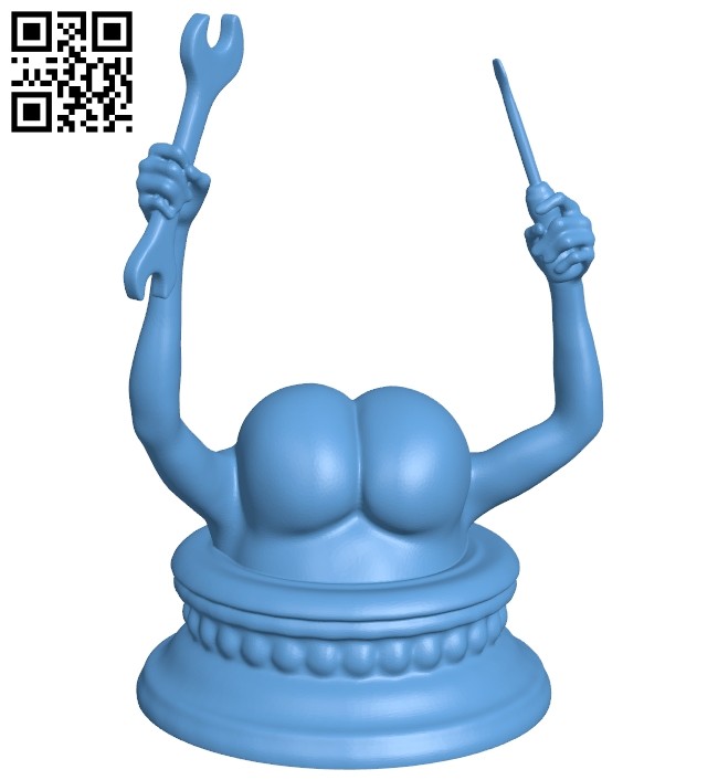 Golden hands B008360 file stl free download 3D Model for CNC and 3d printer