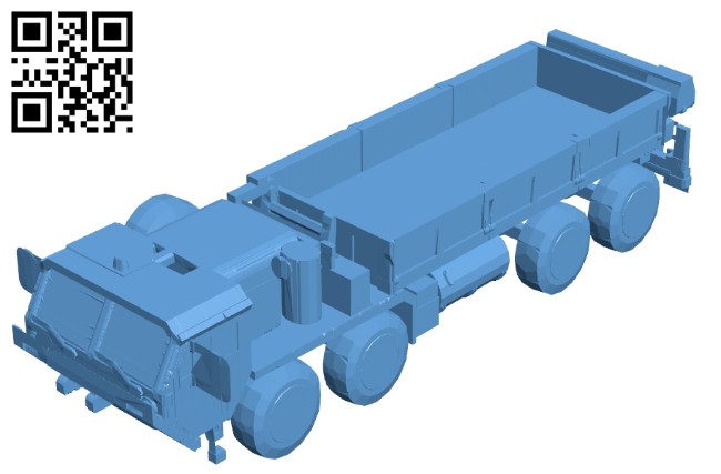 HEMTT Truck B008577 file stl free download 3D Model for CNC and 3d printer