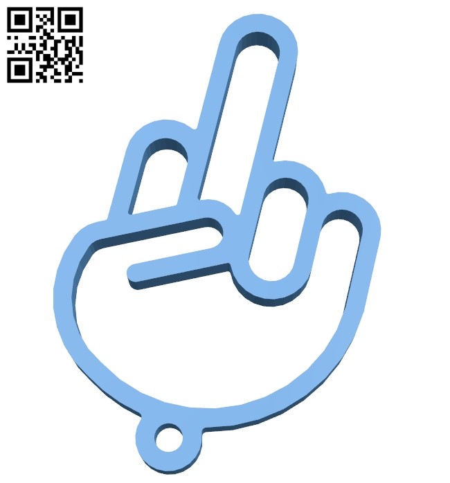 Hand shaped pendant B008415 file stl free download 3D Model for CNC and 3d printer