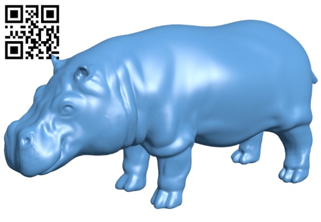 Happy hippo B008367 file stl free download 3D Model for CNC and 3d printer