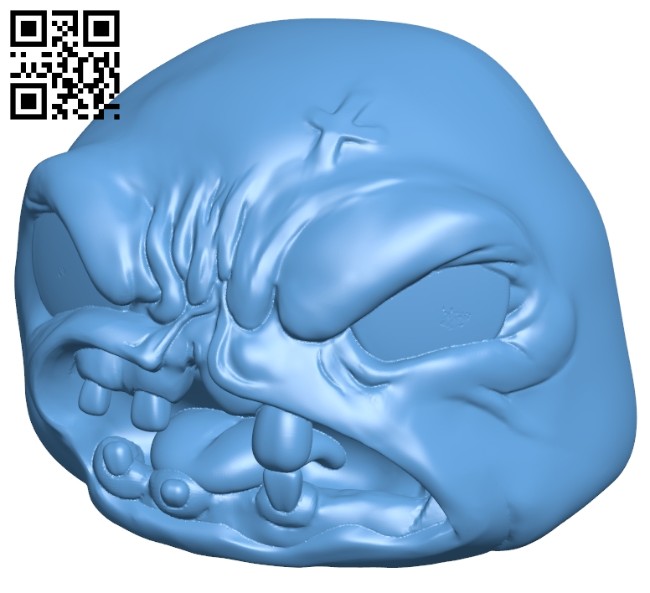 Head monstro B008385 file stl free download 3D Model for CNC and 3d printer