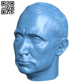 Head putin B008414 file stl free download 3D Model for CNC and 3d printer