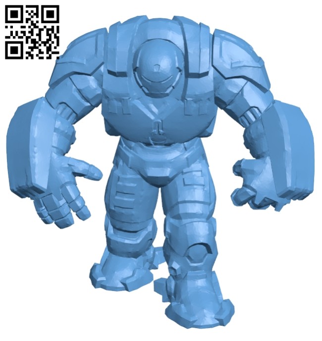 Hulkbuster - superhero B008553 file stl free download 3D Model for CNC and 3d printer