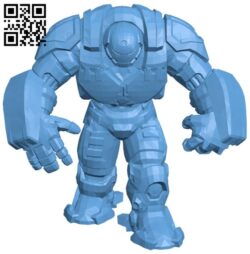 Hulkbuster – superhero B008596 file stl free download 3D Model for CNC and 3d printer
