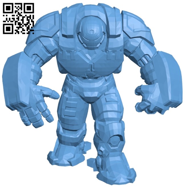 Hulkbuster - superhero B008596 file stl free download 3D Model for CNC and 3d printer