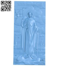 Icon Alexander Nevsky A005626 download free stl files 3d model for CNC wood carving