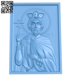 Icon Saint Constantine A005542 download free stl files 3d model for CNC wood carving