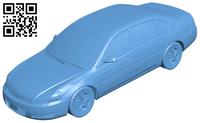 Impala car B008573 file stl free download 3D Model for CNC and 3d printer