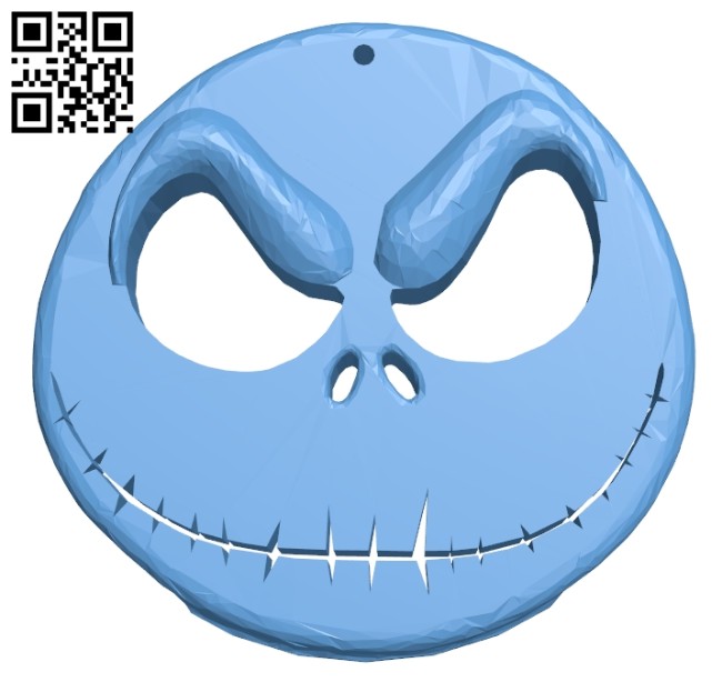 Jack's head B008338 file stl free download 3D Model for CNC and 3d printer