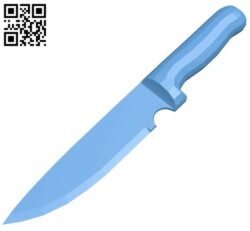 Kitchen knife B008480 file stl free download 3D Model for CNC and 3d printer