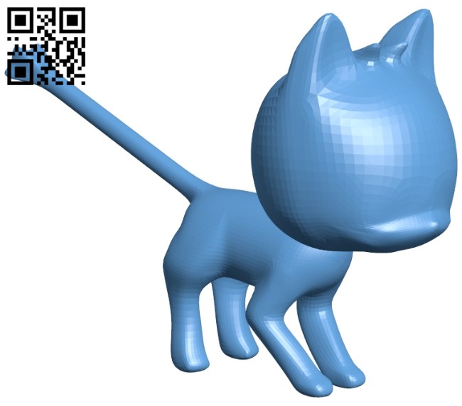 Kitten cat B008331 file stl free download 3D Model for CNC and 3d printer