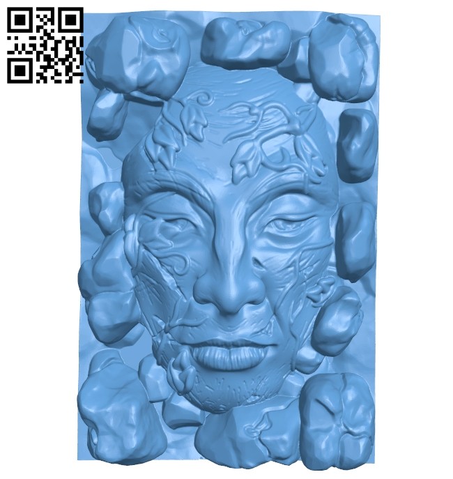 Large face B008487 file stl free download 3D Model for CNC and 3d printer