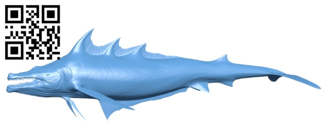 Leviathan - fish B008396 file stl free download 3D Model for CNC and 3d printer