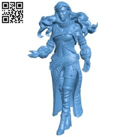 Mini girl B008407 file stl free download 3D Model for CNC and 3d printer