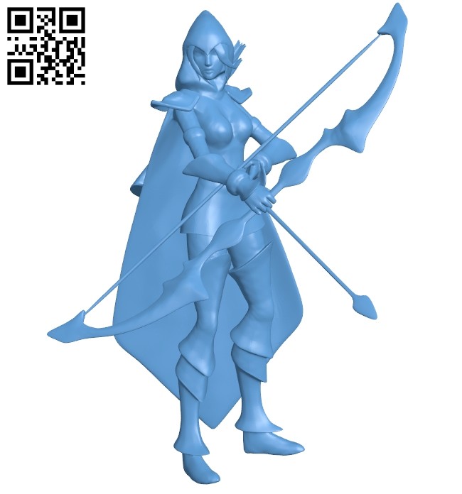 Miss Ashe B008580 file stl free download 3D Model for CNC and 3d printer