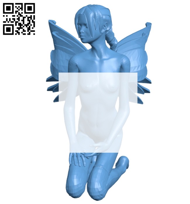 Miss Fairy B008380 file stl free download 3D Model for CNC and 3d printer