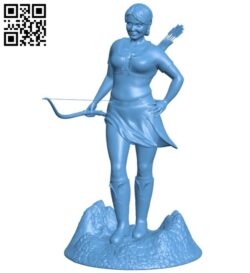 Miss Gaena B008461 file stl free download 3D Model for CNC and 3d printer