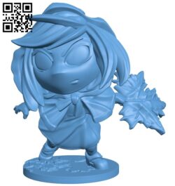 Miss Kaho B008406 file stl free download 3D Model for CNC and 3d printer