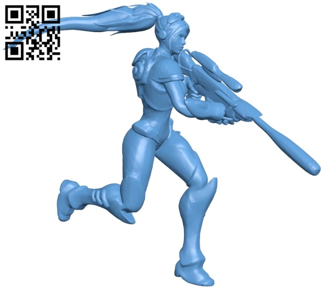 Miss Nova run B008392 file stl free download 3D Model for CNC and 3d printer