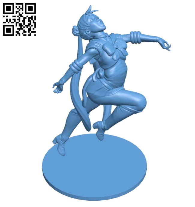 Miss Sailor Moon B008521 file stl free download 3D Model for CNC and 3d printer