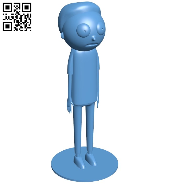 Mr Morty B008458 file stl free download 3D Model for CNC and 3d printer