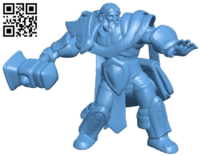 Mr uther cast repaired B008426 file stl free download 3D Model for CNC and 3d printer