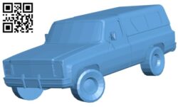 Old car SUV B008346 file stl free download 3D Model for CNC and 3d printer
