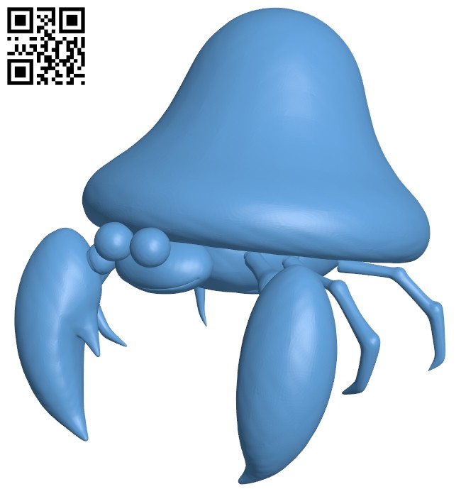 Parasect - pokemon B008445 file stl free download 3D Model for CNC and 3d printer