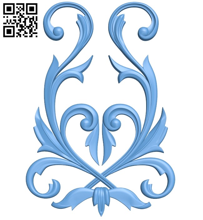 Pattern decor design A005456 download free stl files 3d model for CNC wood carving