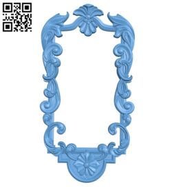Picture frame or mirror A005461 download free stl files 3d model for CNC wood carving
