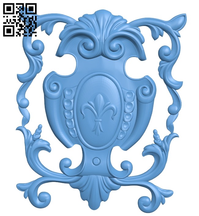 Pattern decor design A005473 download free stl files 3d model for CNC wood carving