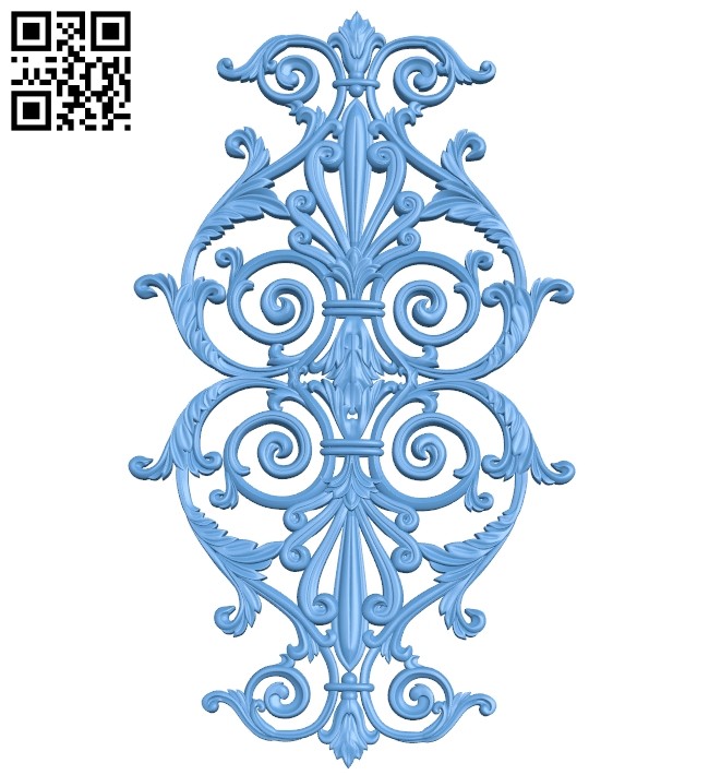 Pattern decor design A005600 download free stl files 3d model for CNC wood carving