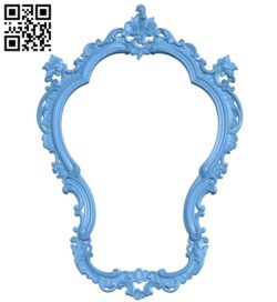 Picture frame or mirror A005465 download free stl files 3d model for CNC wood carving